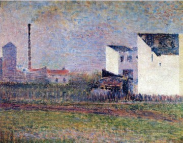 Georges Seurat œuvres - banlieue 1882 à